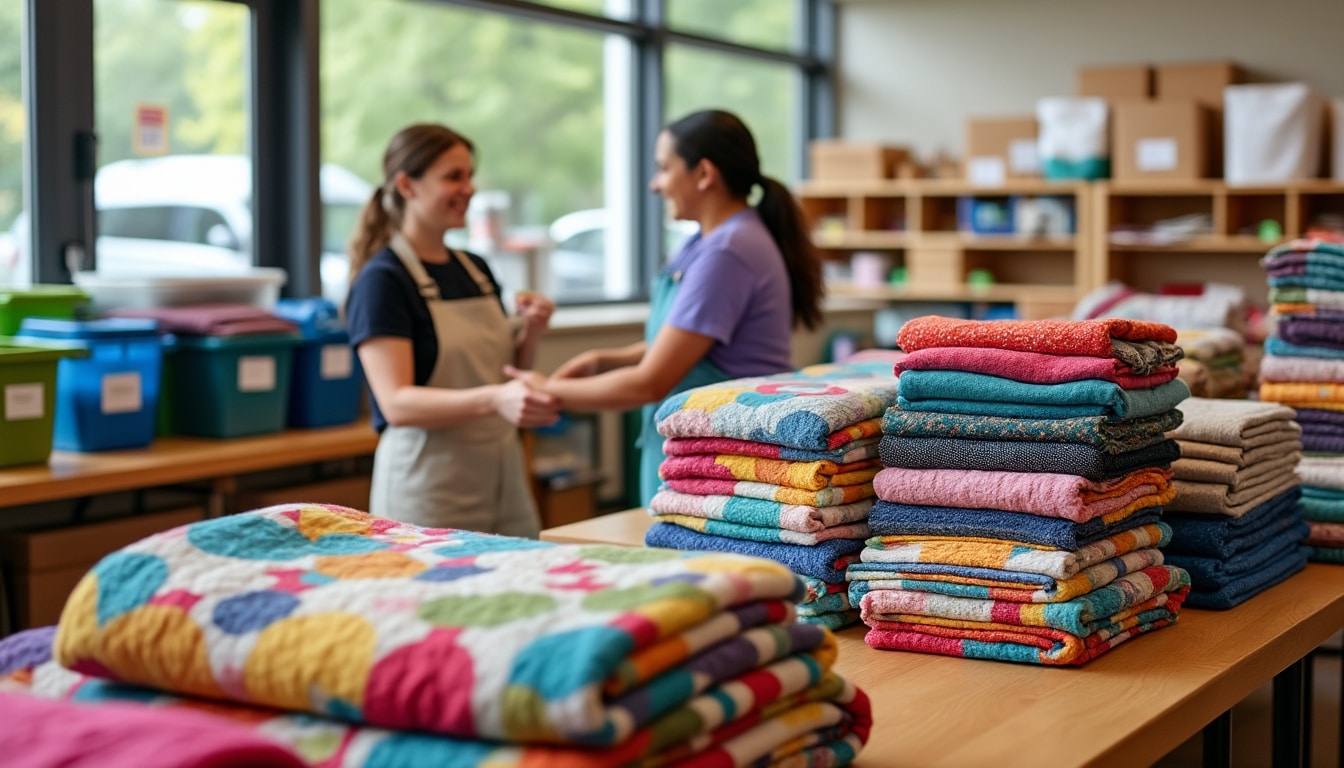 Donner ses quilts à une association : les circuits existants
