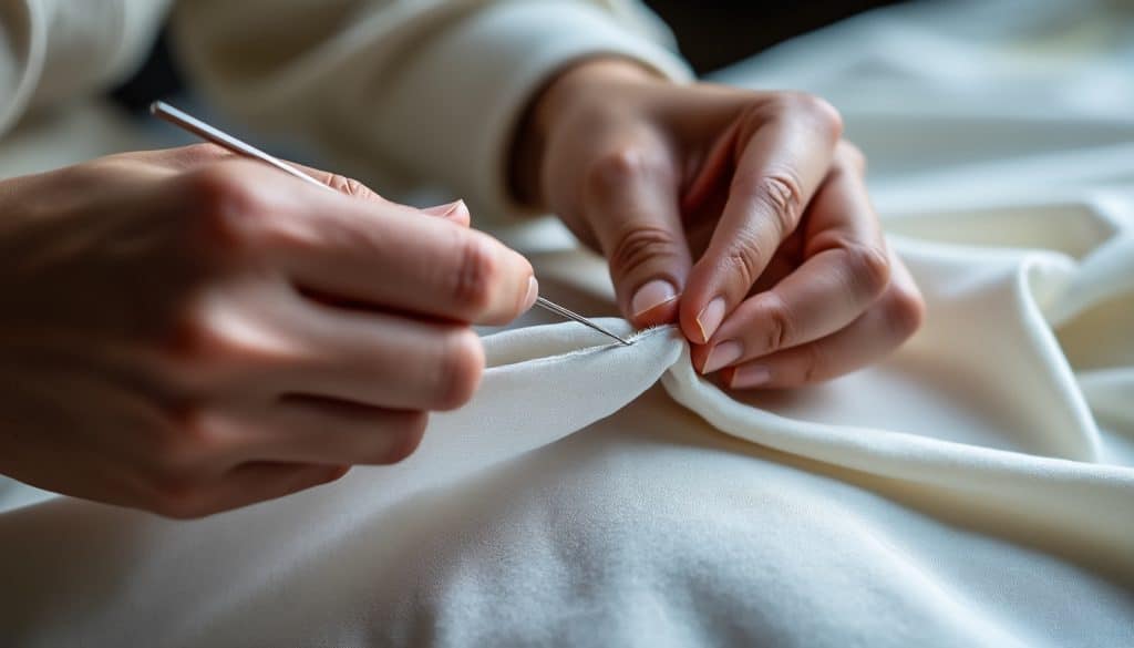 Appliqué au point invisible : la technique
