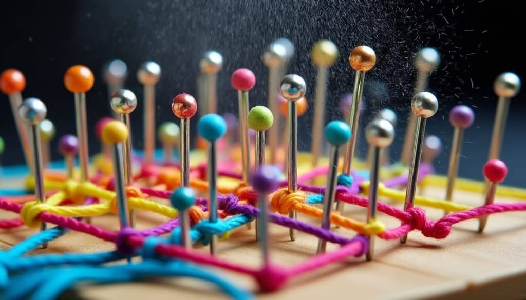 Bâtir : épingles, spray ou fil