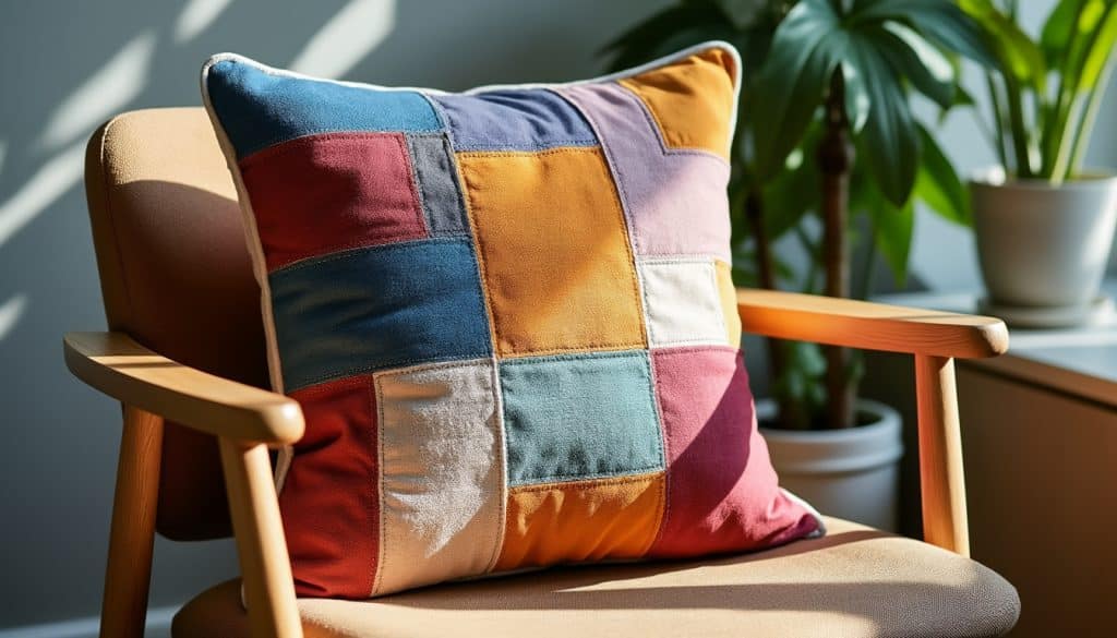 Coussin en patchwork : le format d&rsquo;entraînement idéal