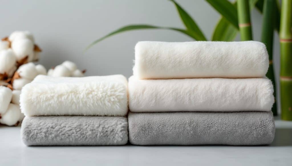 Molleton coton, polyester ou bambou : le comparatif