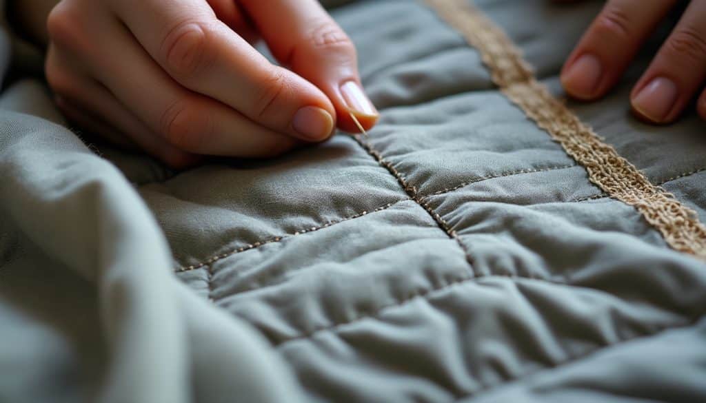 Quilting à la main : les points et le rythme