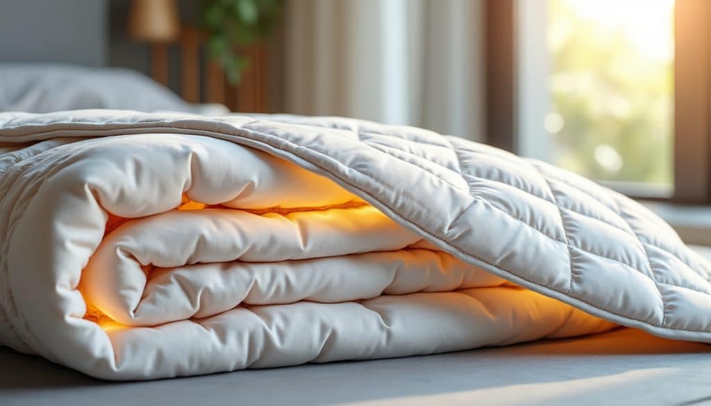 Ranger un quilt : plis, housse et lumière