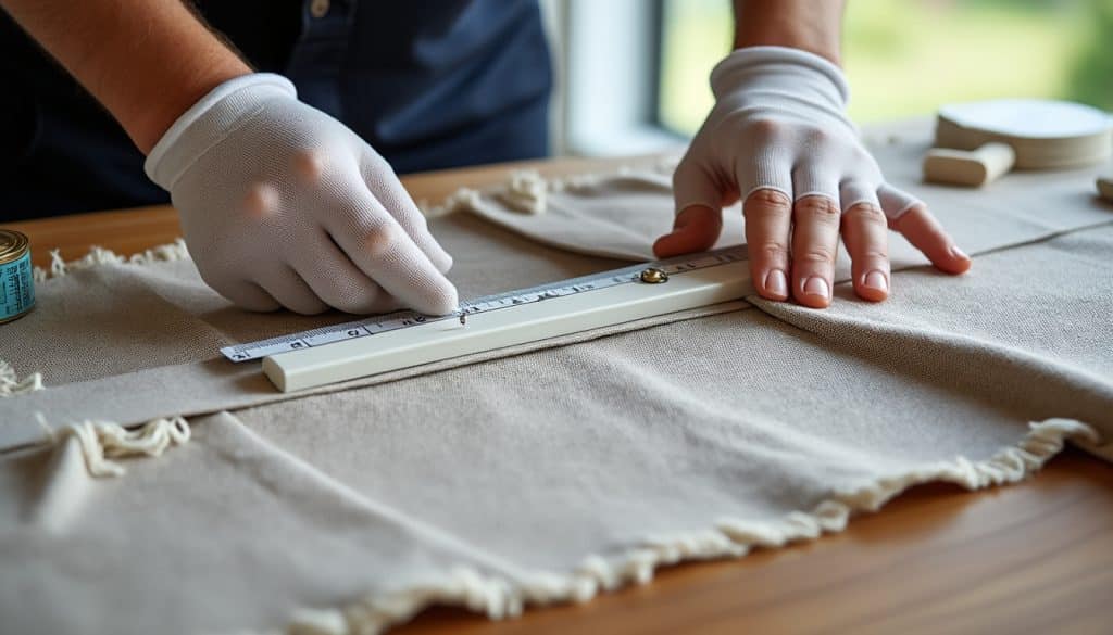 Tissu de dos : le calculer et le raccorder