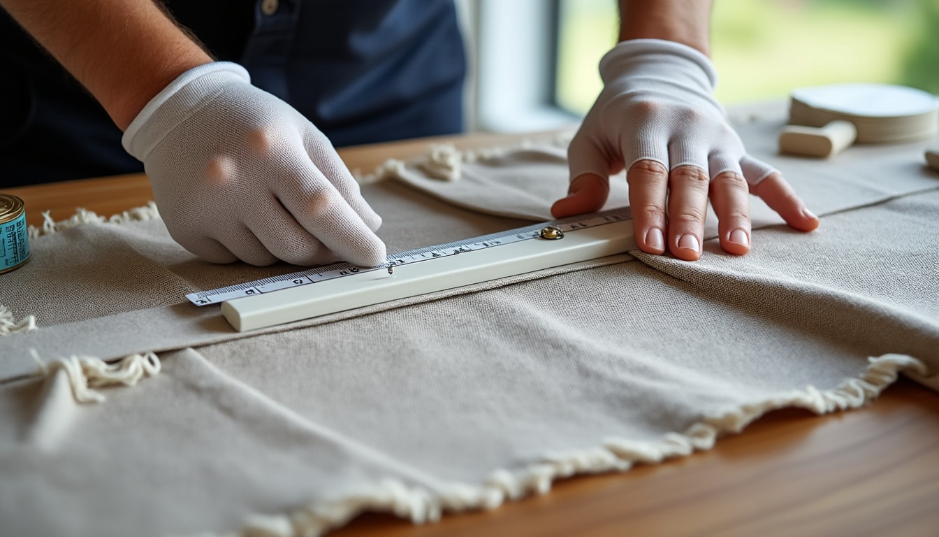 Tissu de dos : le calculer et le raccorder